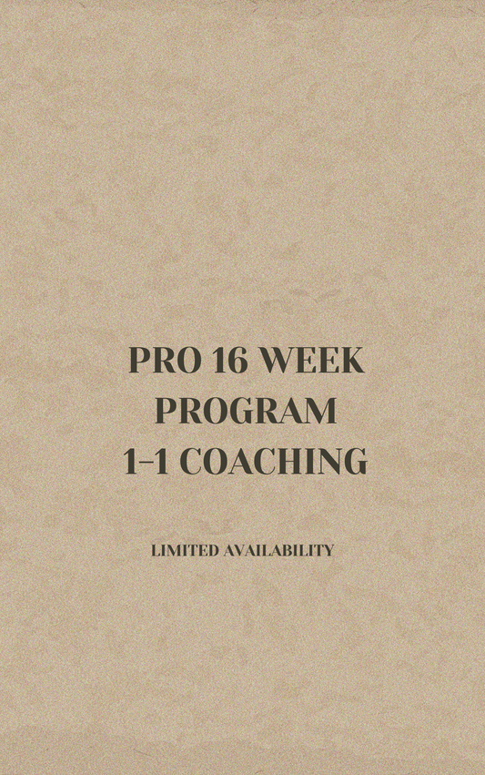 Pro 16 Week 1-1 Transformation Program (Limited Spots)
